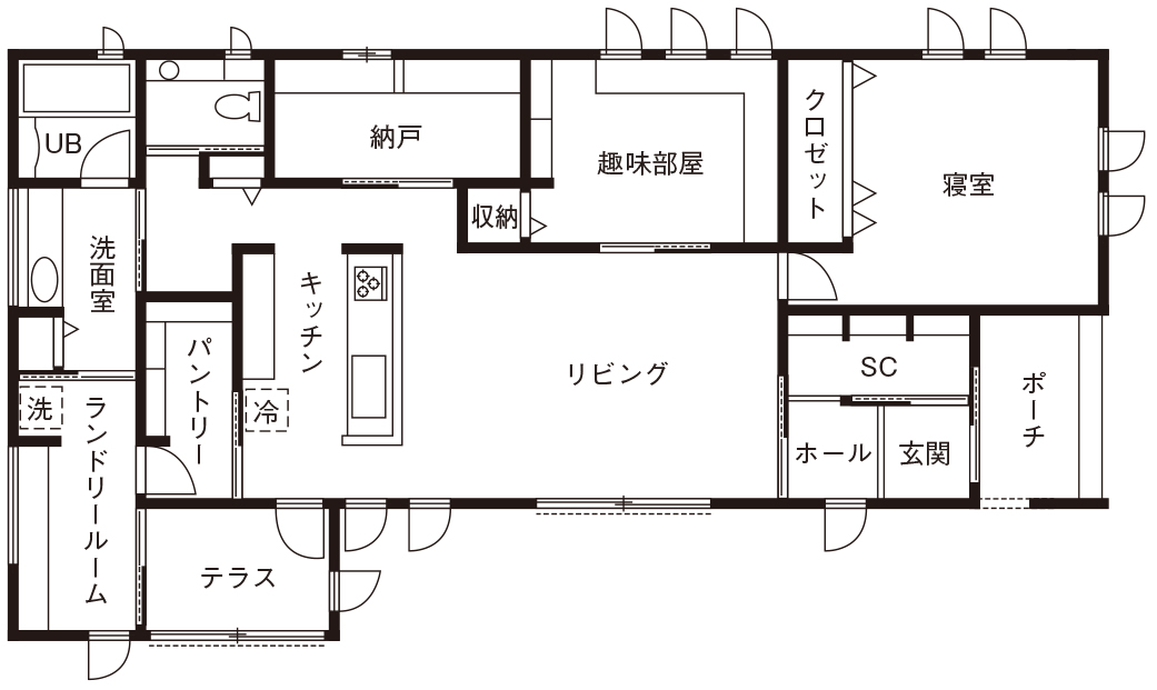 平屋で暮らす。猫と暮らす家|伊勢崎の注文住宅|長建産業